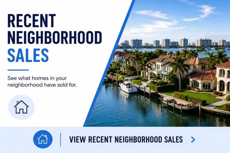 Recent Neighborhood SaLES