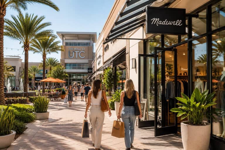 shopping district near UTC Mall