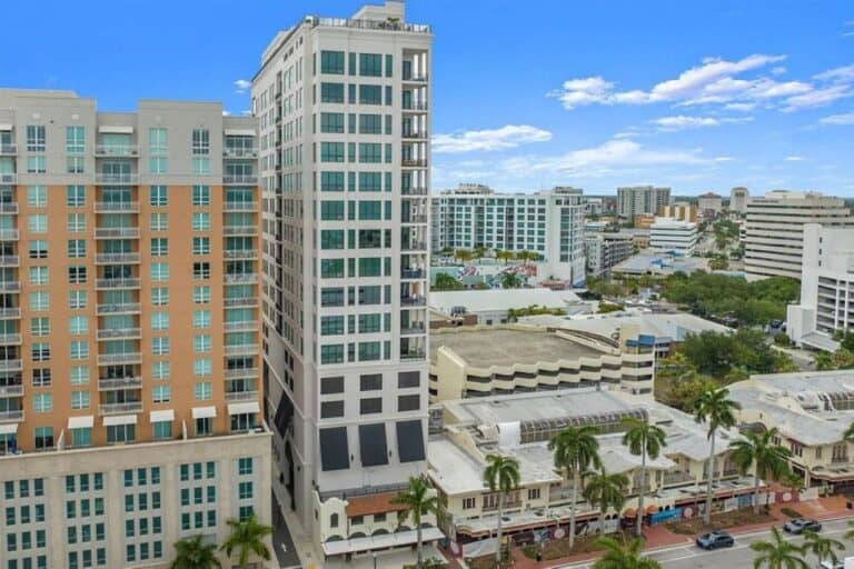 Condos at Demarcay in Sarasota, Florida.