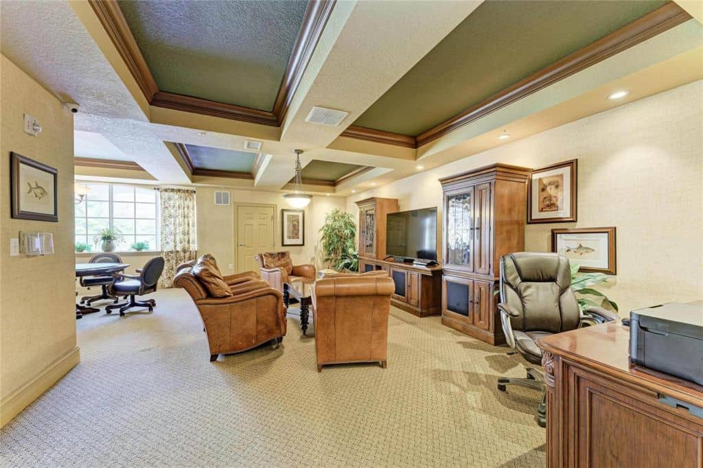 Clubroom at Broadway Promenade in downtown Sarasota, Florida