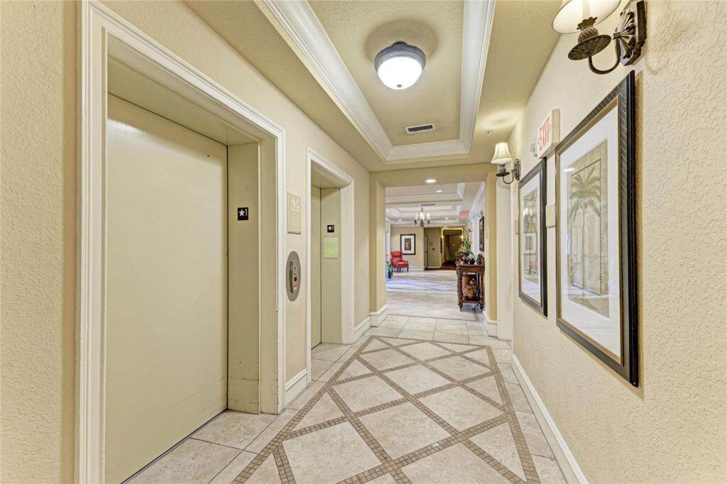 Elevator at Broadway Promenade in downtown Sarasota, Florida